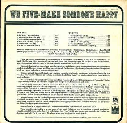 We Five : Make Someone Happy (LP, Album)