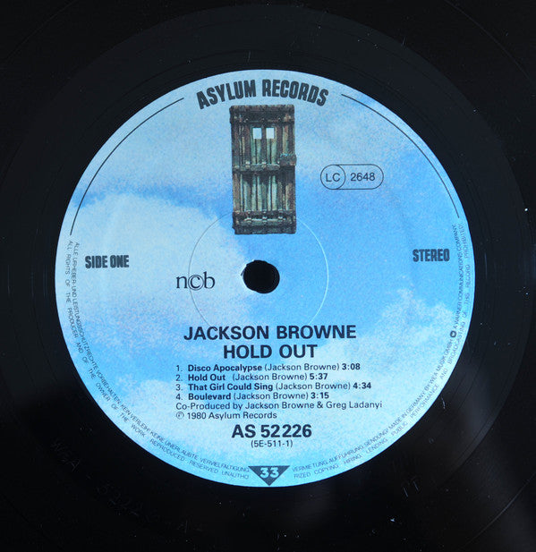 Jackson Browne : Hold Out (LP, Album)