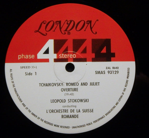 Pyotr Ilyich Tchaikovsky, Modest Mussorgsky : Romeo And Juliet; Boris Godunov (LP, Album, Gat)