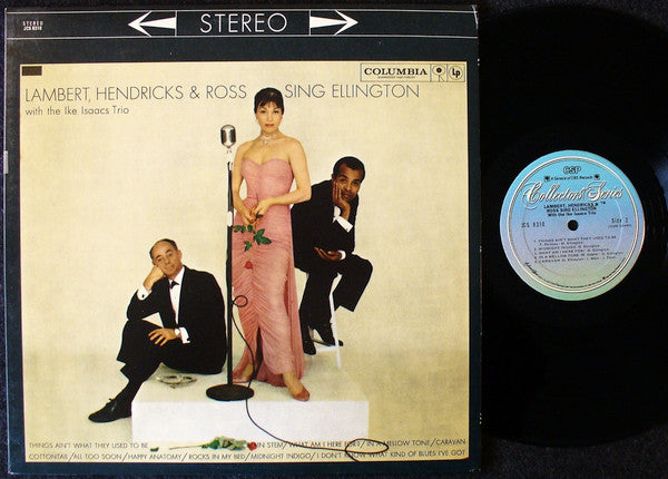 Lambert, Hendricks & Ross With The Ike Isaacs Trio : Sing Ellington (LP, RE)