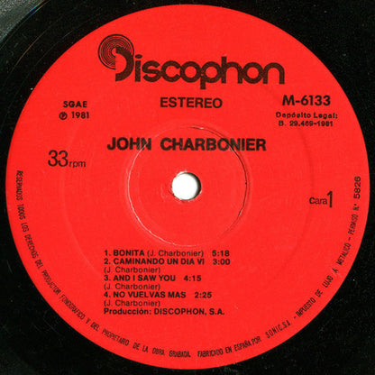 John Charbonier : Bonita (LP, Album)