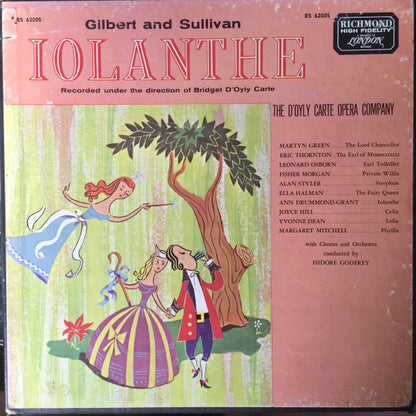 Gilbert & Sullivan, D'Oyly Carte Opera Company, The Royal Philharmonic Orchestra Conducted By Royston Nash : Iolanthe Complete Opera With Dialogue (2xLP, RE)