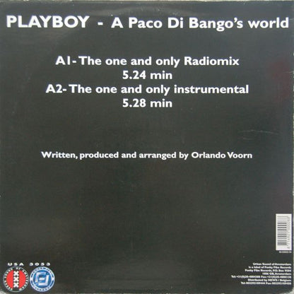 Playboy : A Paco Di Bango's World (12")