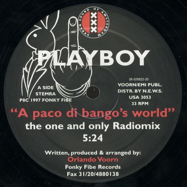 Playboy : A Paco Di Bango's World (12")