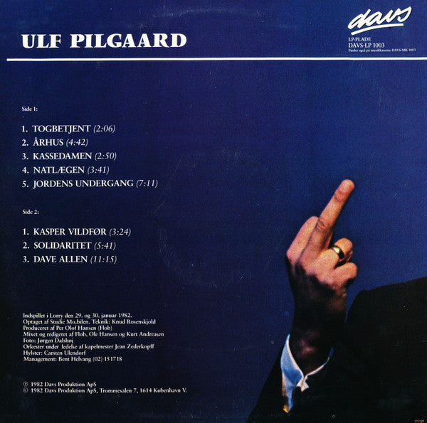 Ulf Pilgaard : Så - Danner - Manner ! (LP)