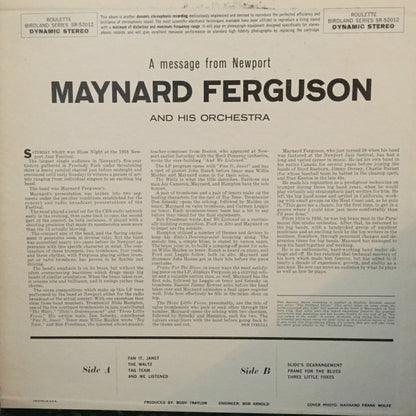 Maynard Ferguson : A Message From Newport (LP, Album, RE)