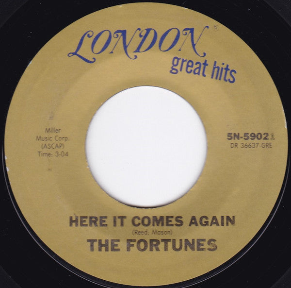 The Fortunes : You've Got Your Troubles / Here It Comes Again (7", Single, Styrene)