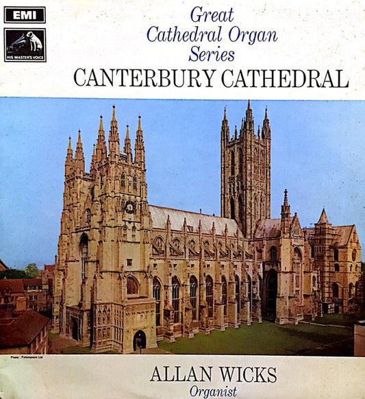 Allan Wicks : Canterbury Cathedral  (LP, Album, RE)