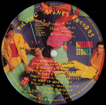 The Rolling Stones : Dirty Work (LP, Album, Club)