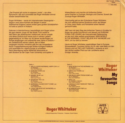 Roger Whittaker : My Favourite Songs (LP, Comp)