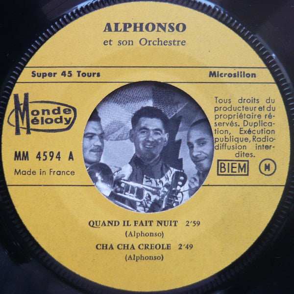 Alphonso Et Son Orchestre Typique Antillais : Vive la Joie (7", EP)