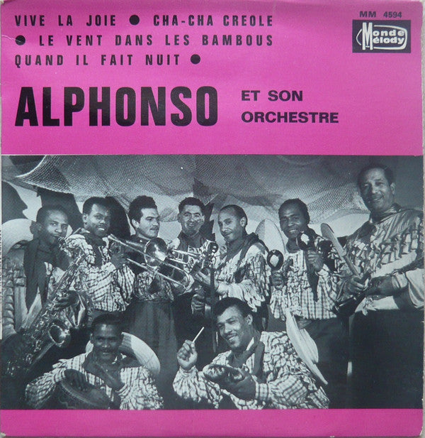 Alphonso Et Son Orchestre Typique Antillais : Vive la Joie (7", EP)