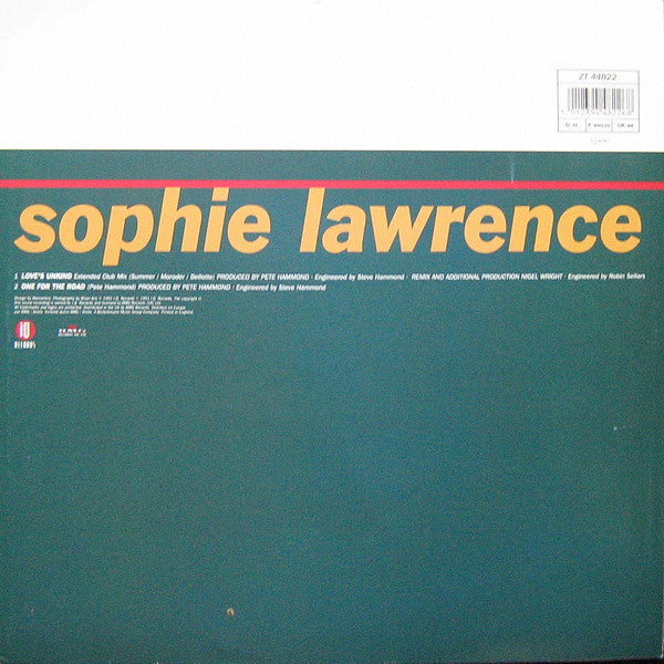 Sophie Lawrence : Love's Unkind (12")