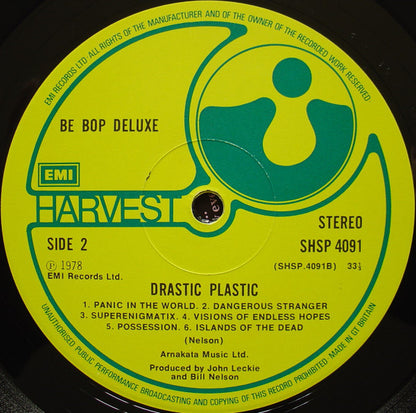 Be Bop Deluxe : Drastic Plastic (LP, Album)