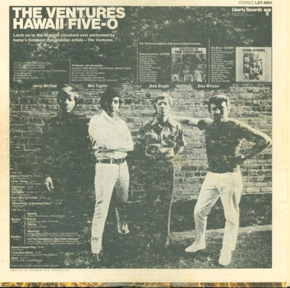 The Ventures : Hawaii Five-O (LP, Album)