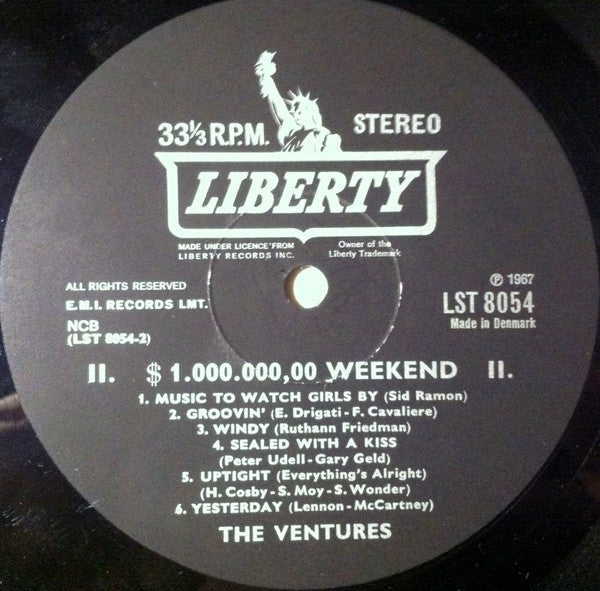 The Ventures : $1,000,000.00 Weekend (LP, Album)