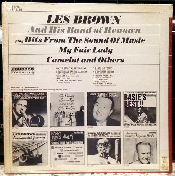 Les Brown And His Band Of Renown : Play Hits From Sound Of Music, My Fair Lady, Camelot, And Others (LP)