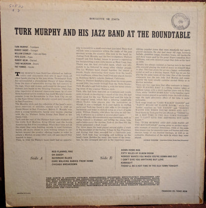 Turk Murphy's Jazz Band : At The Roundtable (LP, Album)