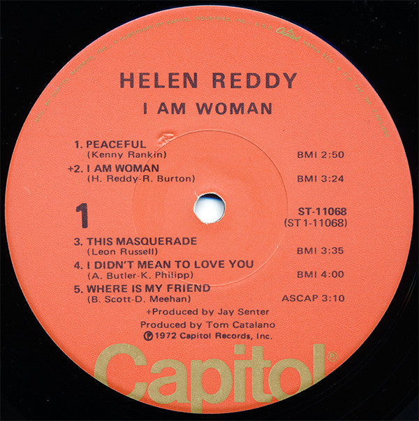 Helen Reddy : I Am Woman (LP, Album, Jac)