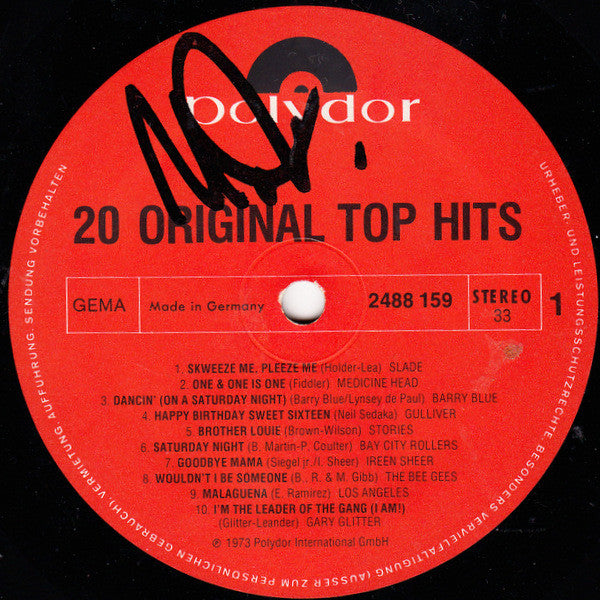 Various : 20 Original Top Hits (LP, Comp)