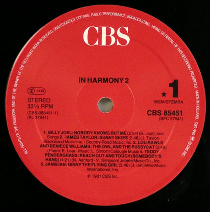 Various : In Harmony 2 (LP, Comp, RE)