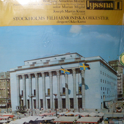 Wolfgang Amadeus Mozart, Stockholms Filharmoniska Orkester, Marian Migdal, Okko Kamu, Joseph Martin Kraus : Pianokonsert Nr 21 / Symfoni C-Moll (LP)