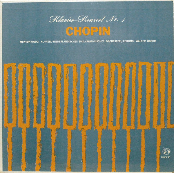 Frédéric Chopin – Mewton-Wood Pianist, Nederlands Philharmonisch Orkest, Walter Goehr : Klavier-Konzert Nr. 1 (10", Mono)