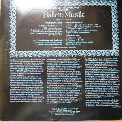 Pyotr Ilyich Tchaikovsky, Bolshoi Theatre Orchestra, Gennadi Rozhdestvensky : Ballett - Musik (LP, Comp, Club)