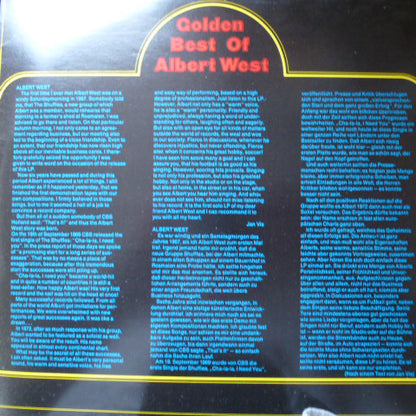 Albert West : Golden Best Of Albert West (LP, Album, Club)