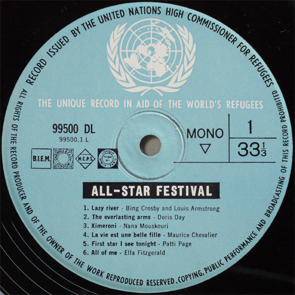 Various : All-Star Festival (LP, Comp, Mono)