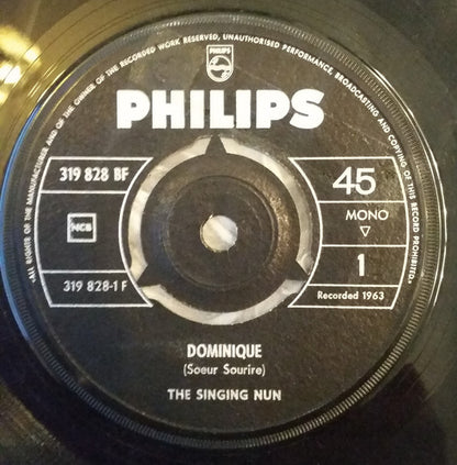 The Singing Nun : Dominique (7", Single, Mono)