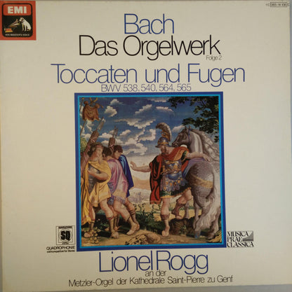 Johann Sebastian Bach, Lionel Rogg : Das Orgelwerk Folge 2 - Toccaten Und Fugen BWV 538, 540, 564, 565 (LP, Album, Quad)