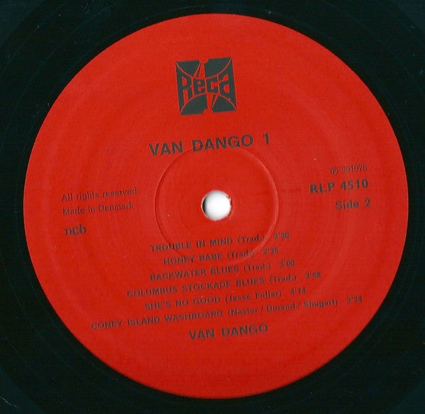 Van Dango : Van Dango 1 (LP, Album, Red)