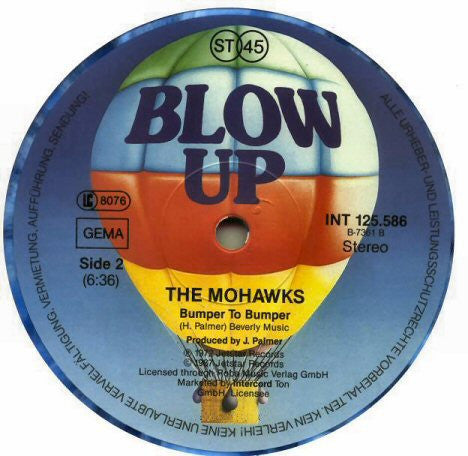 The Mohawks : The Champ (12", Maxi, Blu)