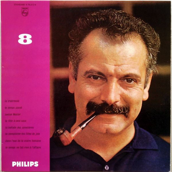 Georges Brassens : 8 (10", Album, Mono)