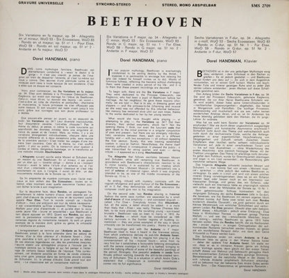 Ludwig van Beethoven, Dorel Handman : Recital (LP)