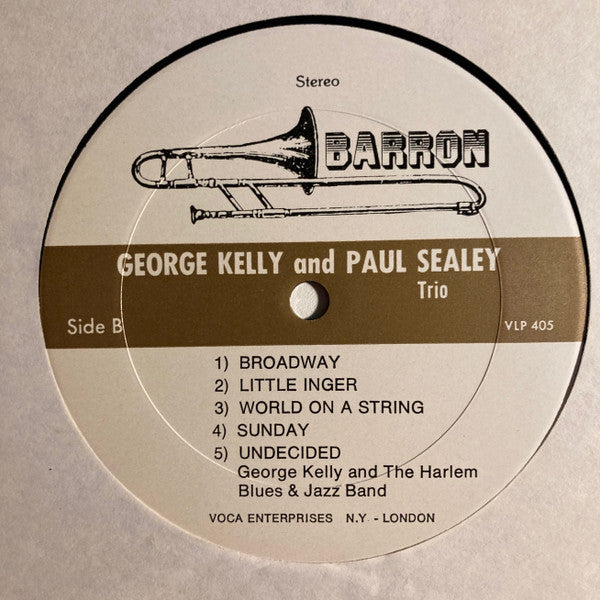 George Kelly (4) With The Paul Sealey Trio & The Harlem Blues & Jazz Band : Fine! & Dandy! (LP, Album)