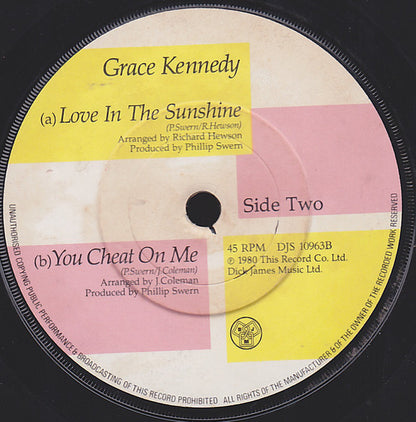 Grace Kennedy : I'm Starting Again (7", Single)