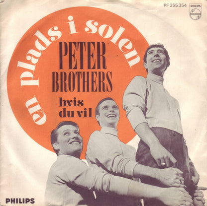 Peter Brothers : En Plads I Solen (7", Single, Mono)