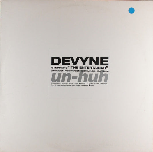 Devyne Stephens : Un-Huh (12", Promo)