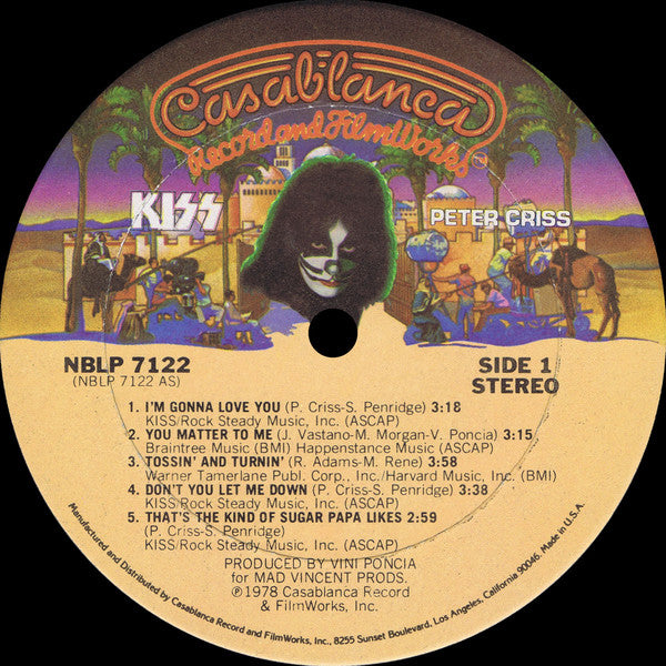 Kiss, Peter Criss : Peter Criss (LP, Album)