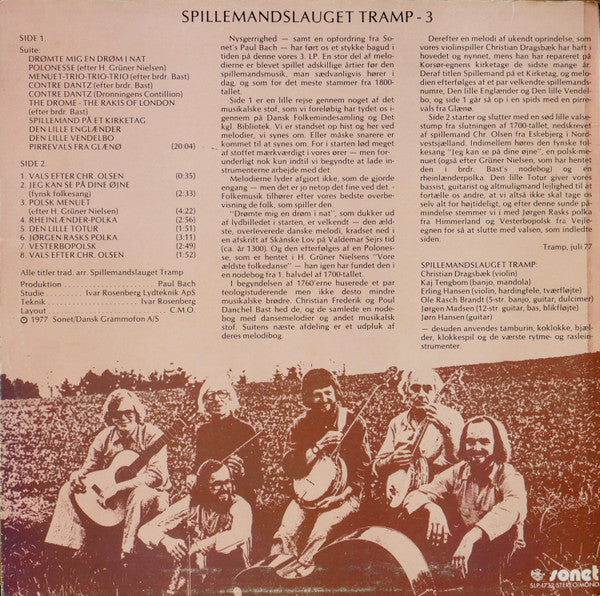 Spillemandslauget Tramp : 3 (LP, Album)