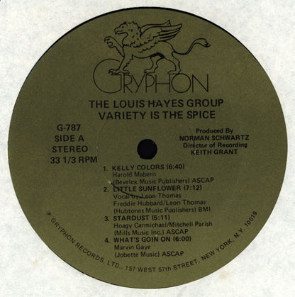 The Louis Hayes Group : Variety Is The Spice (LP, Album)