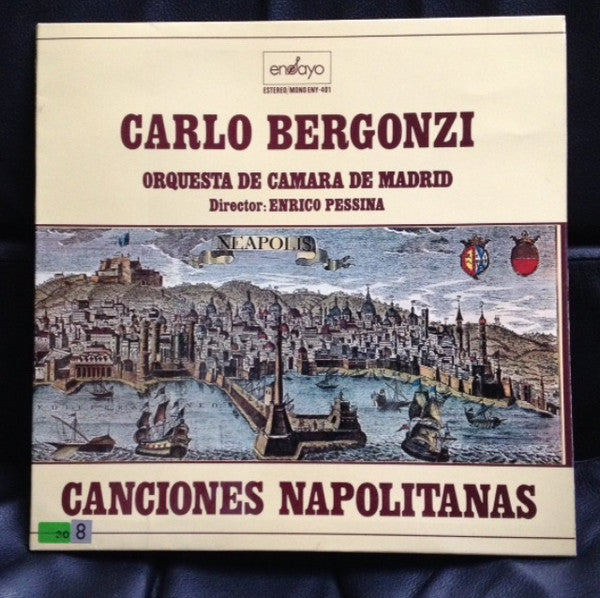 Carlo Bergonzi, Orquesta de Cámara de Madrid  Director: Enrico Pessina : Canciones Napolitanas (LP, Album)