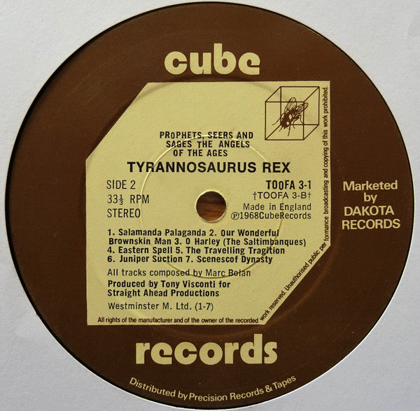 Tyrannosaurus Rex : Prophets, Seers & Sages, The Angels Of The Ages / My People Were Fair And Had Sky In Their Hair... But Now They're Content To Wear Stars On Their Brows (LP, Album, RE + LP, Album, RE + Comp)