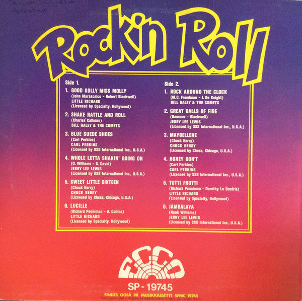 Various : Alle Tiders Rock'n Roll (LP, Comp)