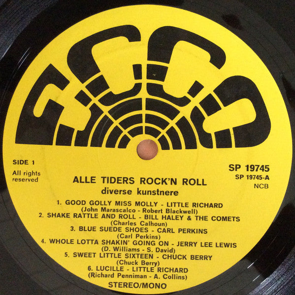 Various : Alle Tiders Rock'n Roll (LP, Comp)