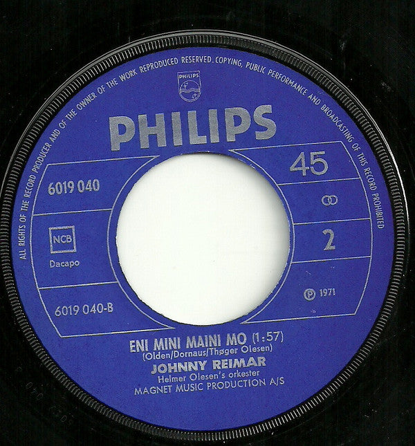 Johnny Reimar : Ra-Ta-Ta-Ta / Eni Mini Maini Mo (7", Single, Lar)