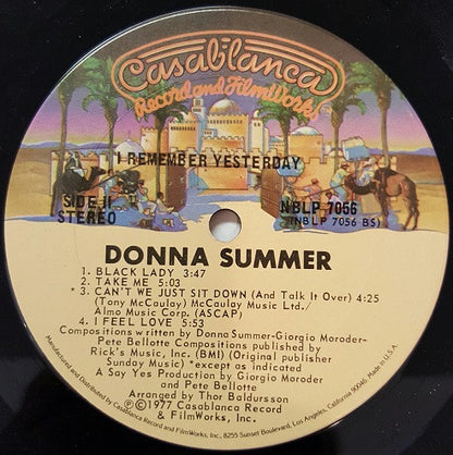 Donna Summer : I Remember Yesterday (LP, Album, Ter)