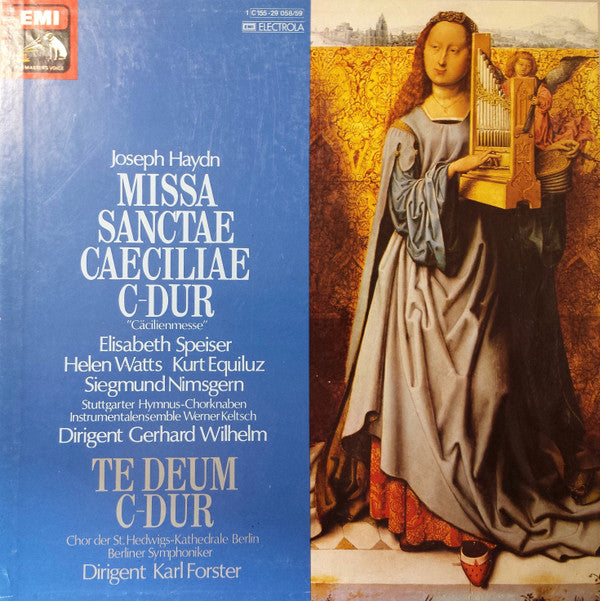 Joseph Haydn, Instrumental-Ensemble Werner Keltsch, Stuttgarter Hymnus-Chorknaben, Gerhard Wilhelm : Missa Sanctae Caeciliae C-Dur - Te Deum C-Dur (2xLP + Box)